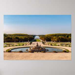 Poster Fontaine de Latona et Grande Perspective, Versaill