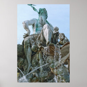 Poster Fontaine de Neptune à Berlin