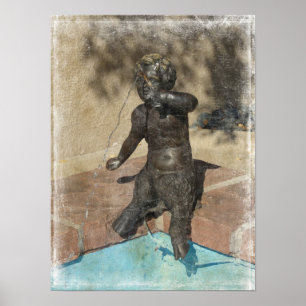 Poster Fontaine de Satyr