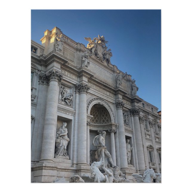 Poster fontaine de Trevi à Rome  (Devant)