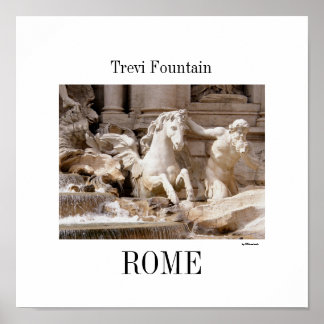 poster - Fontaine de Trevi, Rome