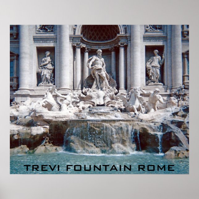 Poster Fontaine de Trevi Rome (Devant)