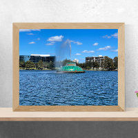 Fontaine du lac Eola Orlando Floride