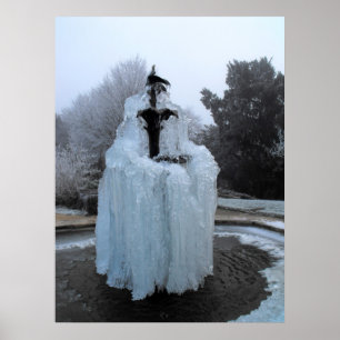 Poster Fontaine gelée