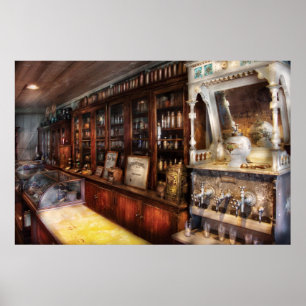 Poster Fontaine locale de soda