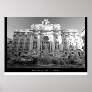 Poster Fontana di Trevi - Fontaine de Trevi