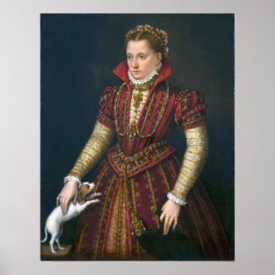 Poster Fontana - Portrait D'Une Noble Femme