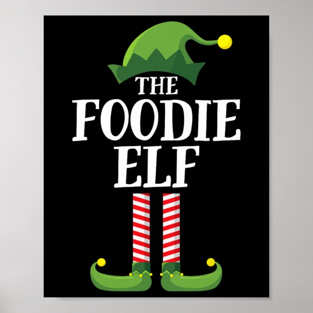 Poster Foody Elf Correspondant Famille Groupe Noël 1 (Devant)