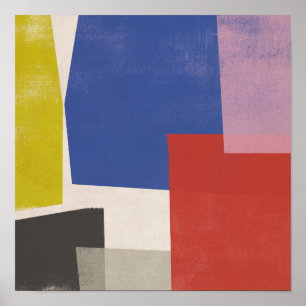 Poster Foolscap - Colorblocs modernes