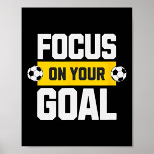 Poster Foot Focus Sur Votre Coach Joueur Foot Maman