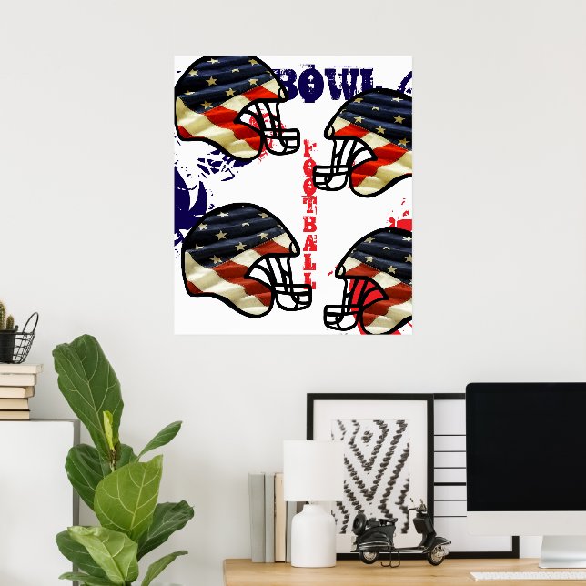 POSTER FOOTBALL (Bureau à domicile)