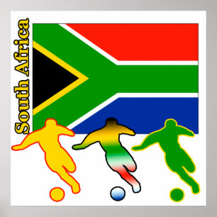 Poster Football Afrique du Sud