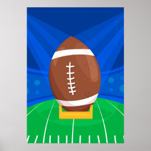 Poster football américain