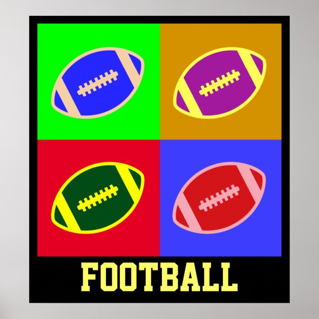 Poster Football Art (Devant)