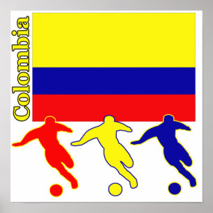 Poster Football Colombie