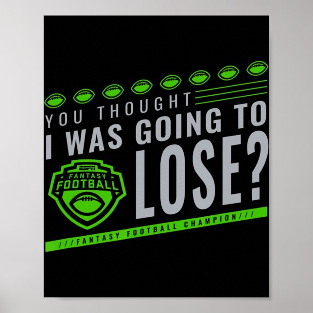 Poster Football D'Imaginaire Tu Pensais Que J'Allais Perd (Devant)