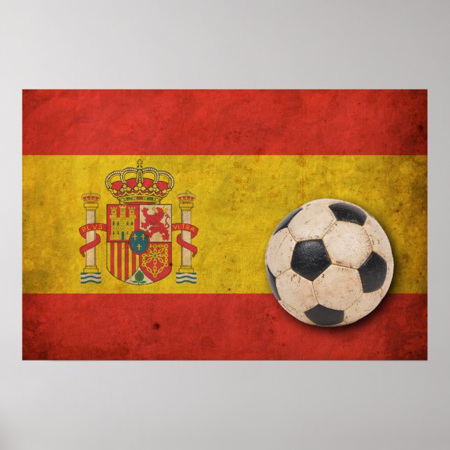 Poster Football en Espagne vintage (Devant)
