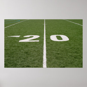 Poster Football Field Twenty Canvas