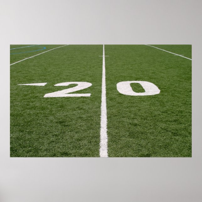 Poster Football Field Twenty Canvas (Devant)