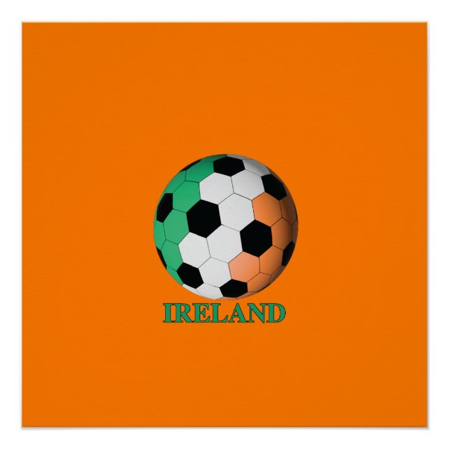 Poster Football irlandais (Devant)