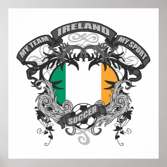 Poster Football Irlande (Devant)