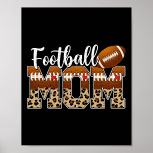 Poster Football Maman Maman Fête de la mère Salut garçon