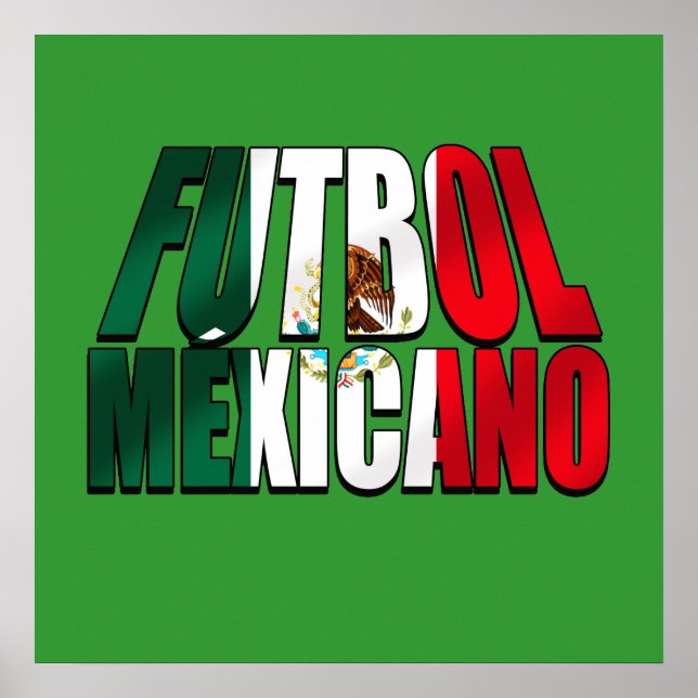 Poster Football Mexicano - Amateurs de football Mexique l (Devant)