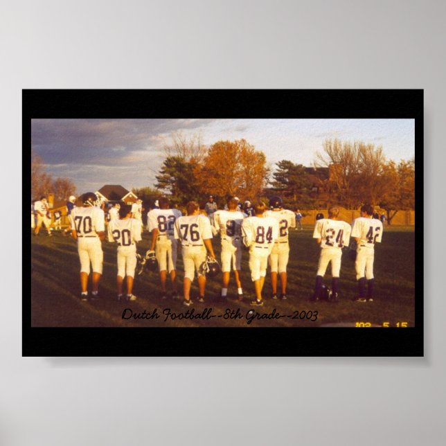 Poster Football néerlandais2 (Devant)