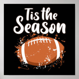 Poster Football Saison Joueur entraîneur Football Jour de