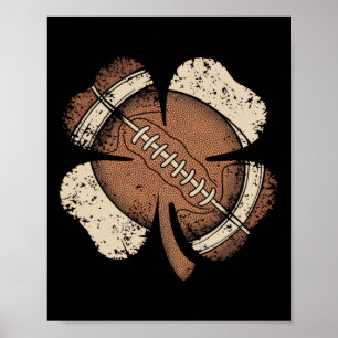 Poster Football St-Patrick Hommes Filles Hommes Femmes Fa