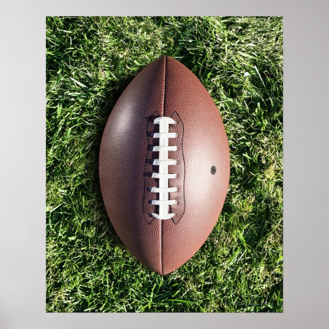 Poster Football sur l'herbe (Devant)