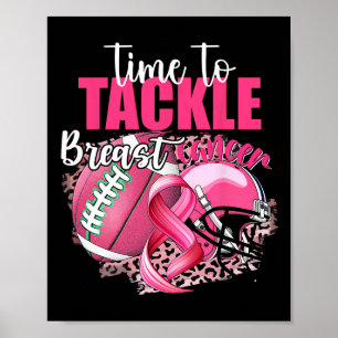 Poster Football Survivant Temps De Lutter Contre Le Cance