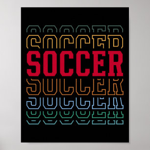 Poster Football Texte Superposé Drôle Équipe Joueur Entra
