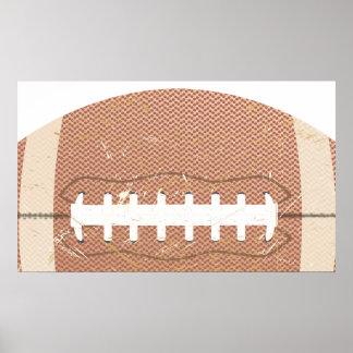 Poster football vintage