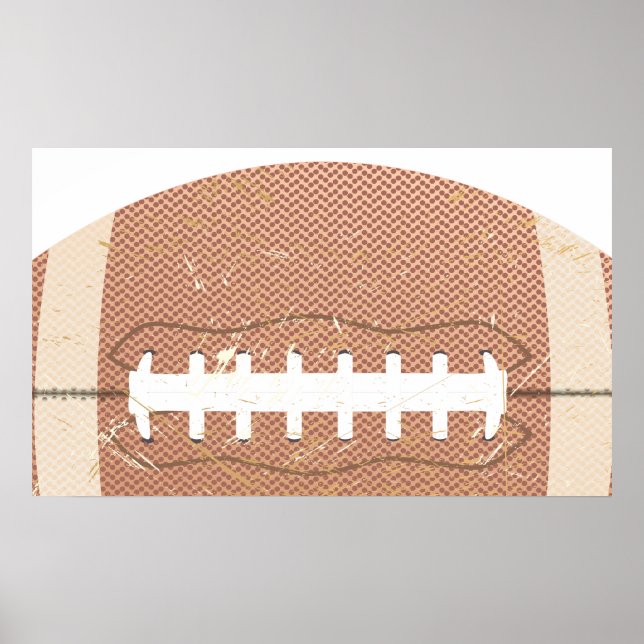 Poster football vintage (Devant)