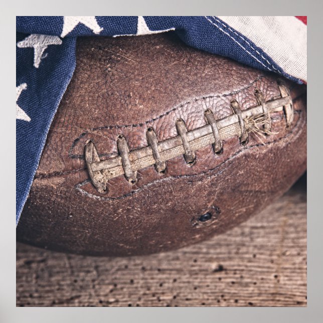 Poster Football vintage (Devant)