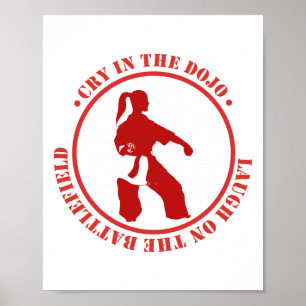 Poster Force dans la Sérénité : Motivation Karaté