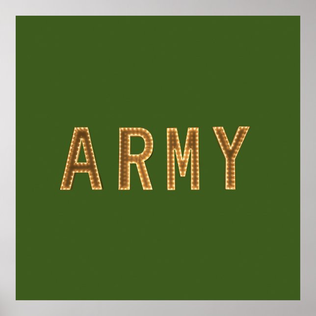 Poster Force de l'armée (Devant)