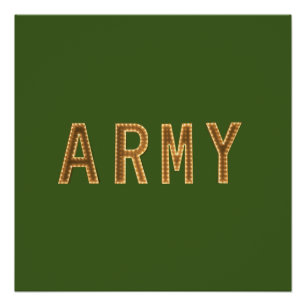 Poster Force de l'armée