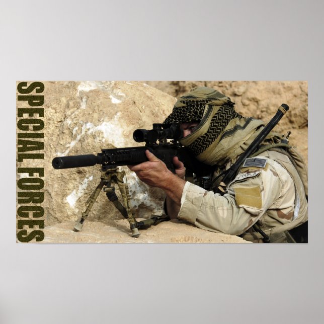 Poster Forces spéciales de l'armée (Devant)