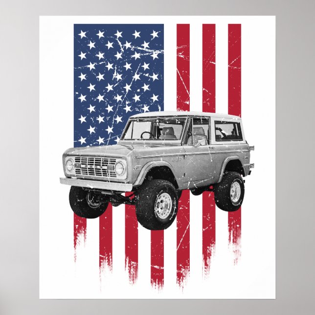 Poster Ford Bronco Classique (Devant)