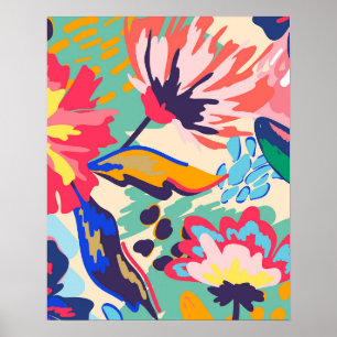 Poster Forest and roses