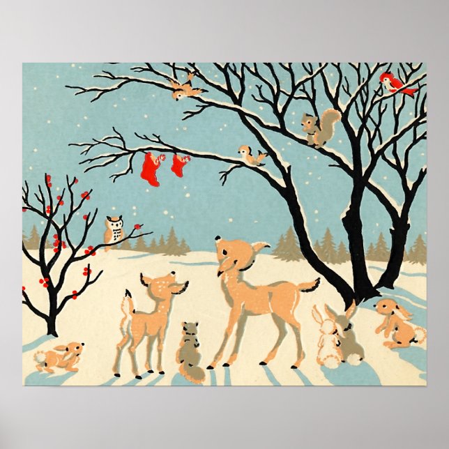 Poster Forest Friends (Devant)