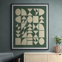 Forest Green | Art moderne des formes géométriques