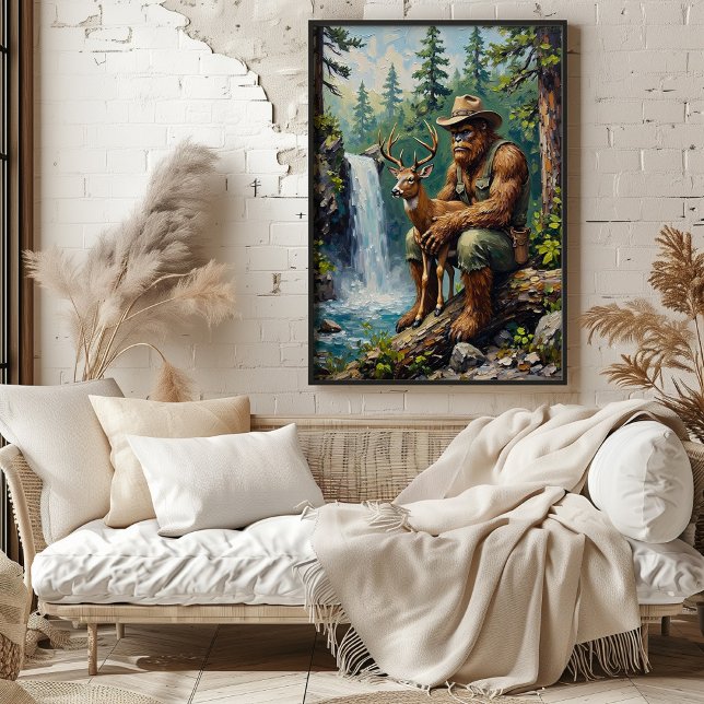 Poster Forest Guardian : Bigfoot et son quartier (Créateur téléchargé)