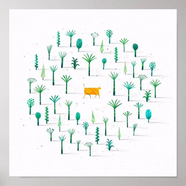 Poster Forêt (Devant)