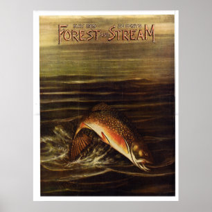 Poster Forêt 1919 et courant