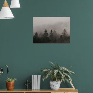 Poster Forêt Brumeuse et Morose