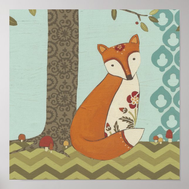 Poster Forêt Capricieuse III (Devant)