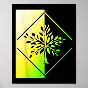 Poster Forêt d'arbres Co2 naturel Arbre De l'environnemen